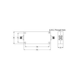HS-Low Pass Filter With SMAF(Passband DC-5G,Rejection 50dB @6-18G)_Web1